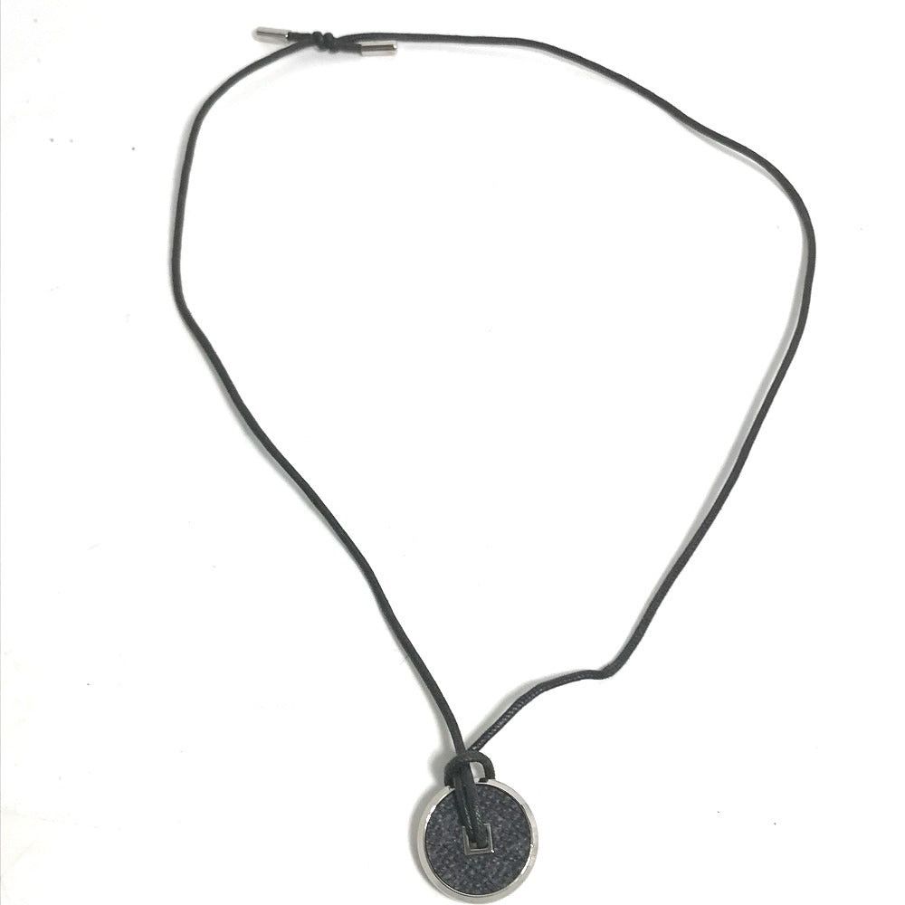 Louis Vuitton Louis Vuitton M62589 Monogram Eclipse Collier Coin Necklace Accessories Choker Metal Men Silver Size ONE SIZE - 2 Thumbnail