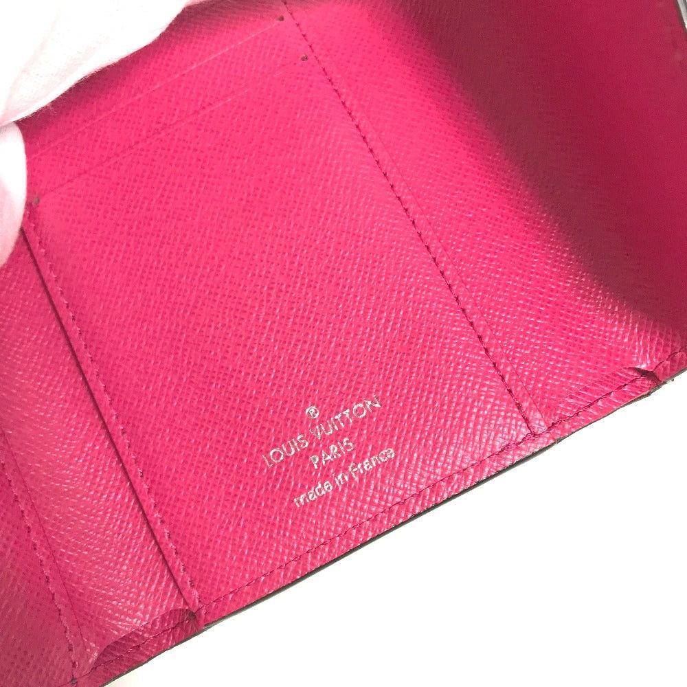 Louis Vuitton Louis Vuitton M62204 Epi Porte Foyle Victorine Bicolor Threefold Wallet Leather Women Andigo Blue And Pink Size ONE SIZE - 9 Thumbnail