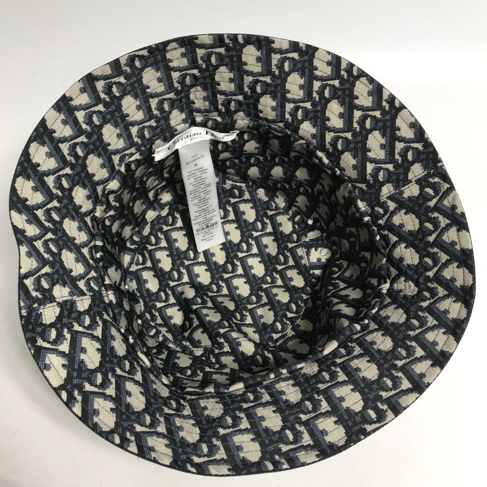 Dior Dior 95Tdd923A130 Oblique Teddy-D. Bob Hat Chapeau Bucket Polyester Women Navy Size ONE SIZE - 3 Thumbnail