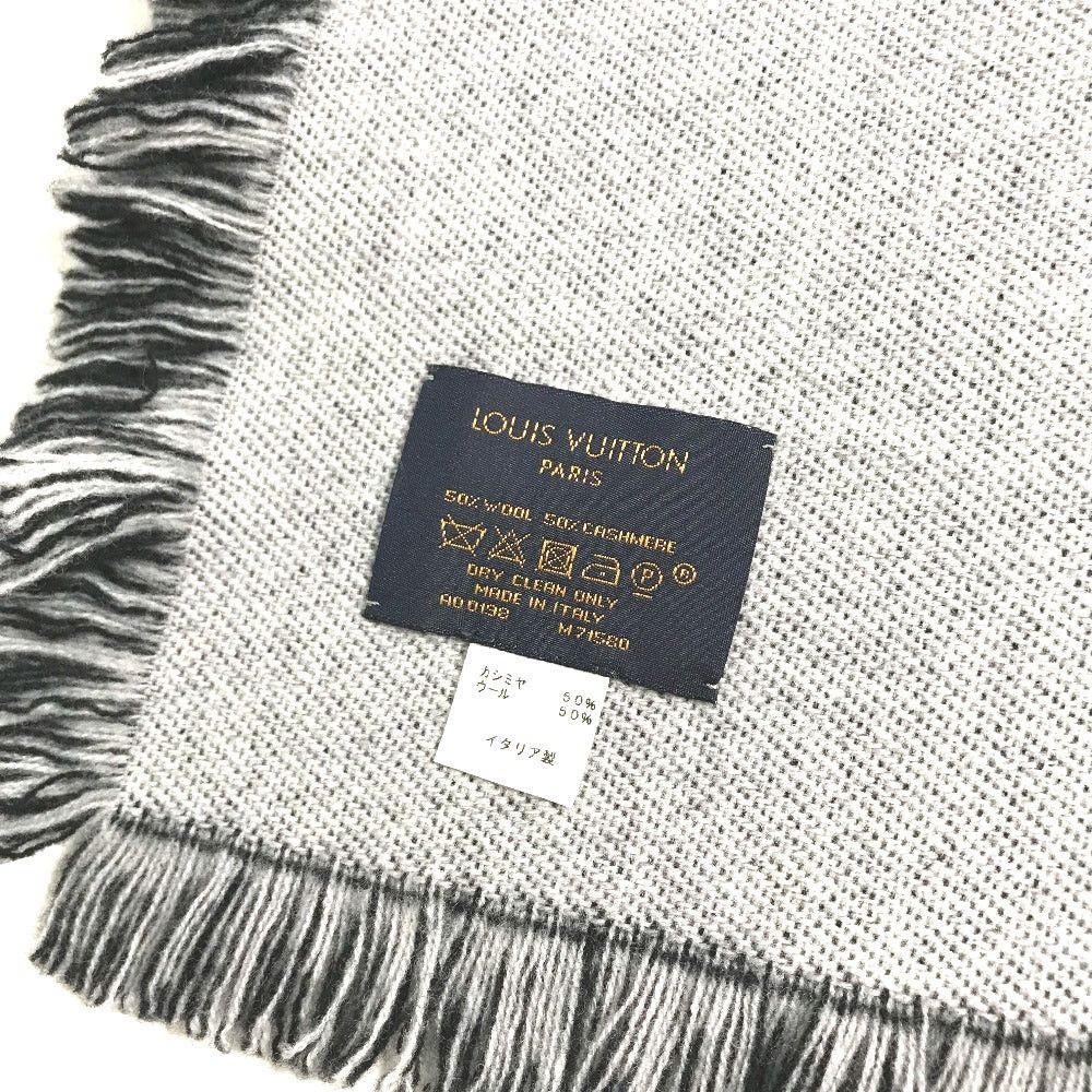 Louis Vuitton Louis Vuitton M71580 Shallp Team Fringe Scarf Wool/Cashmere Men Black Size ONE SIZE - 5 Thumbnail