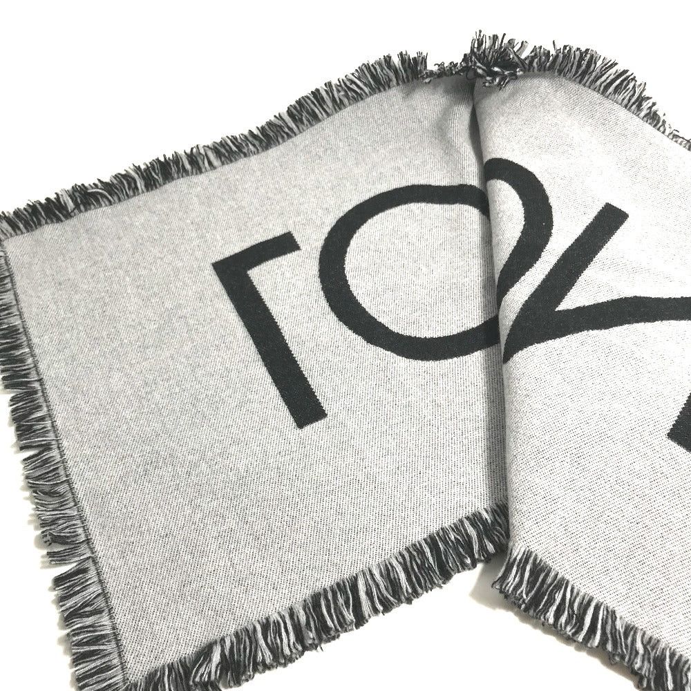 Louis Vuitton Louis Vuitton M71580 Shallp Team Fringe Scarf Wool/Cashmere Men Black Size ONE SIZE - 7 Thumbnail