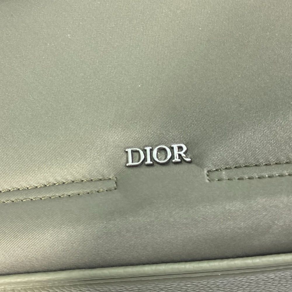 Dior Dior 1Adsh198Usf Sacai Sakai Collaboration Saddle Double Shoulder Bag Briefcase Shawl Tote Nylon Men Khaki Size ONE SIZE - 7 Thumbnail