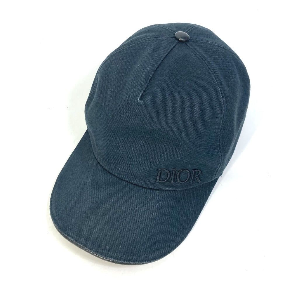 Dior Dior 933C902D4511 Logo Chapeau Cap Baseball Cotton Men Black Size ONE SIZE - 7 Thumbnail