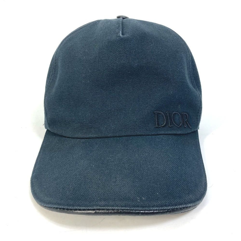 Dior Dior 933C902D4511 Logo Chapeau Cap Baseball Cotton Men Black Size ONE SIZE - 3 Thumbnail