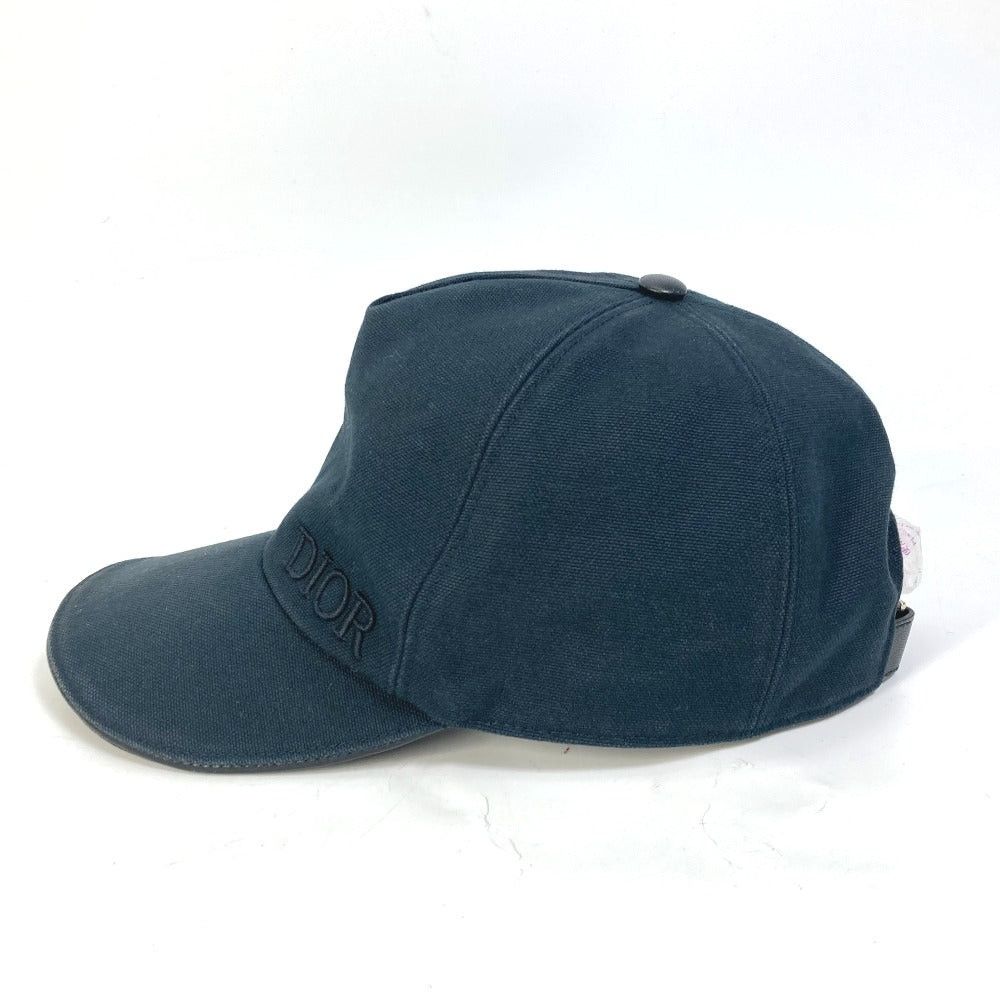 Dior Dior 933C902D4511 Logo Chapeau Cap Baseball Cotton Men Black Size ONE SIZE - 4 Thumbnail