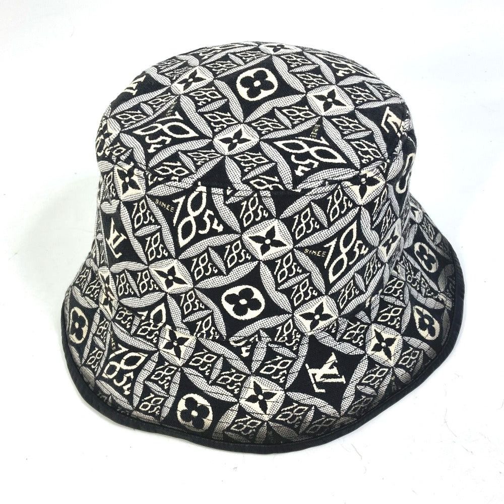 Louis Vuitton Louis Vuitton Mp2828 Since1854 Bob Bucket Hat Chapeau Cotton Women Black Size ONE SIZE - 6 Thumbnail