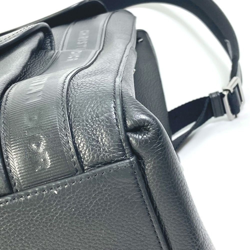 Dior Dior 1Adba143Sse Saddle Backpack Briefcase Rucksack Leather Men Black Size ONE SIZE - 6 Thumbnail