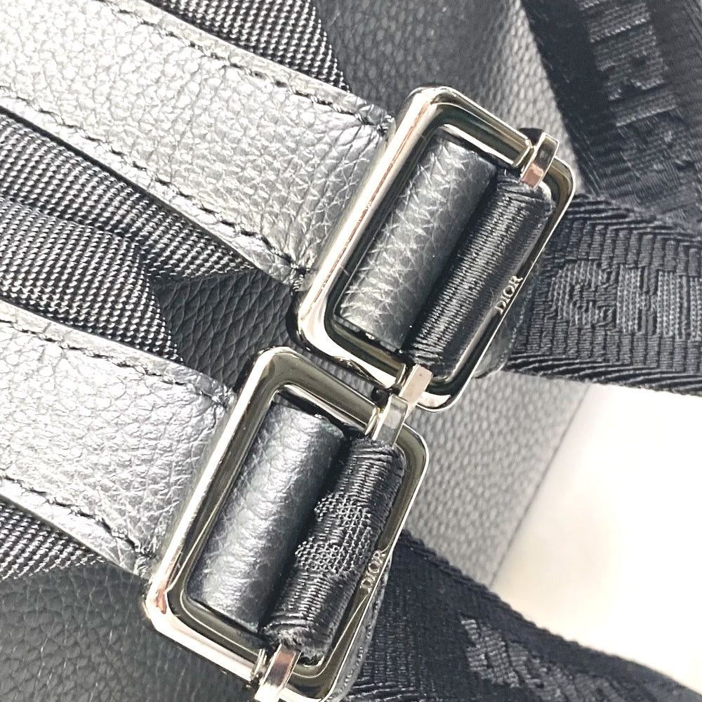 Dior Dior 1Adba143Sse Saddle Backpack Briefcase Rucksack Leather Men Black Size ONE SIZE - 11 Thumbnail
