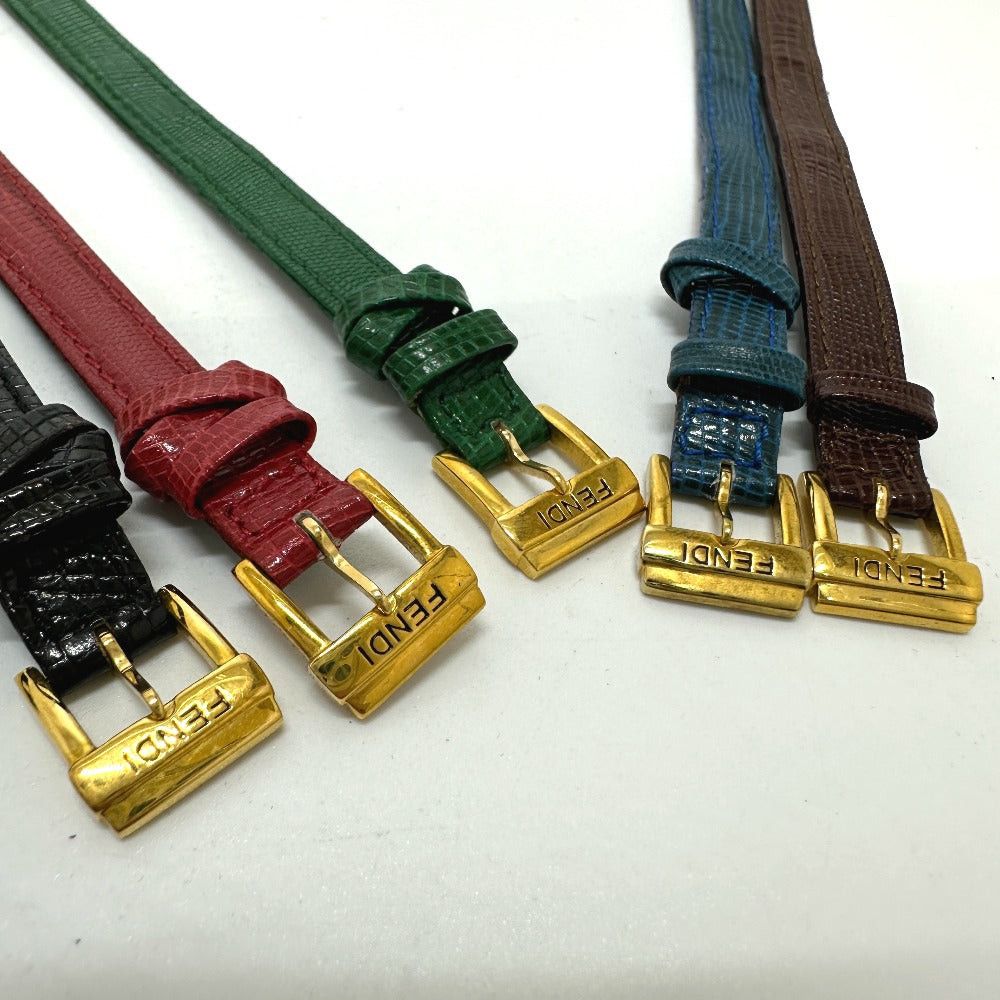 Fendi Fendi 640L Belt 5 Colors Quartz Wristwatch Gp Women Gold Size ONE SIZE - 13 Thumbnail