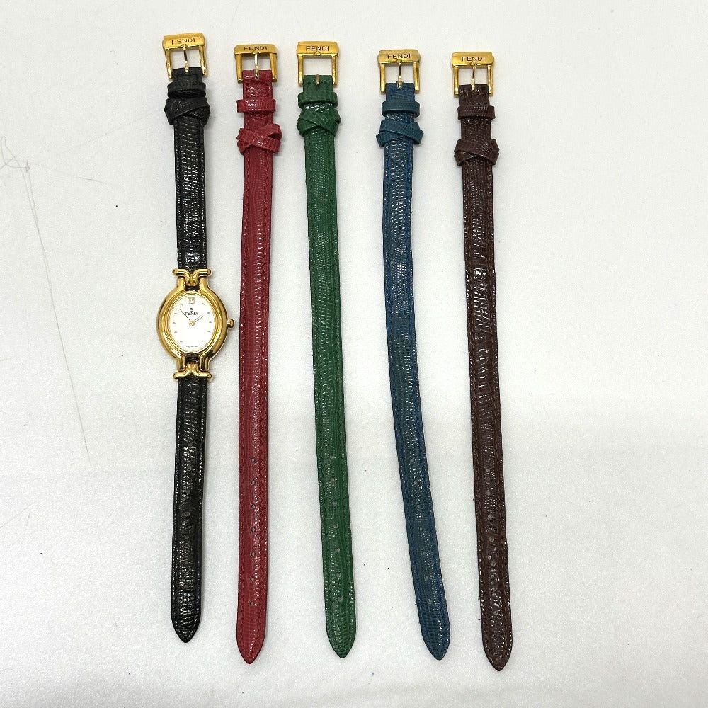 Fendi Fendi 640L Belt 5 Colors Quartz Wristwatch Gp Women Gold Size ONE SIZE - 11 Thumbnail
