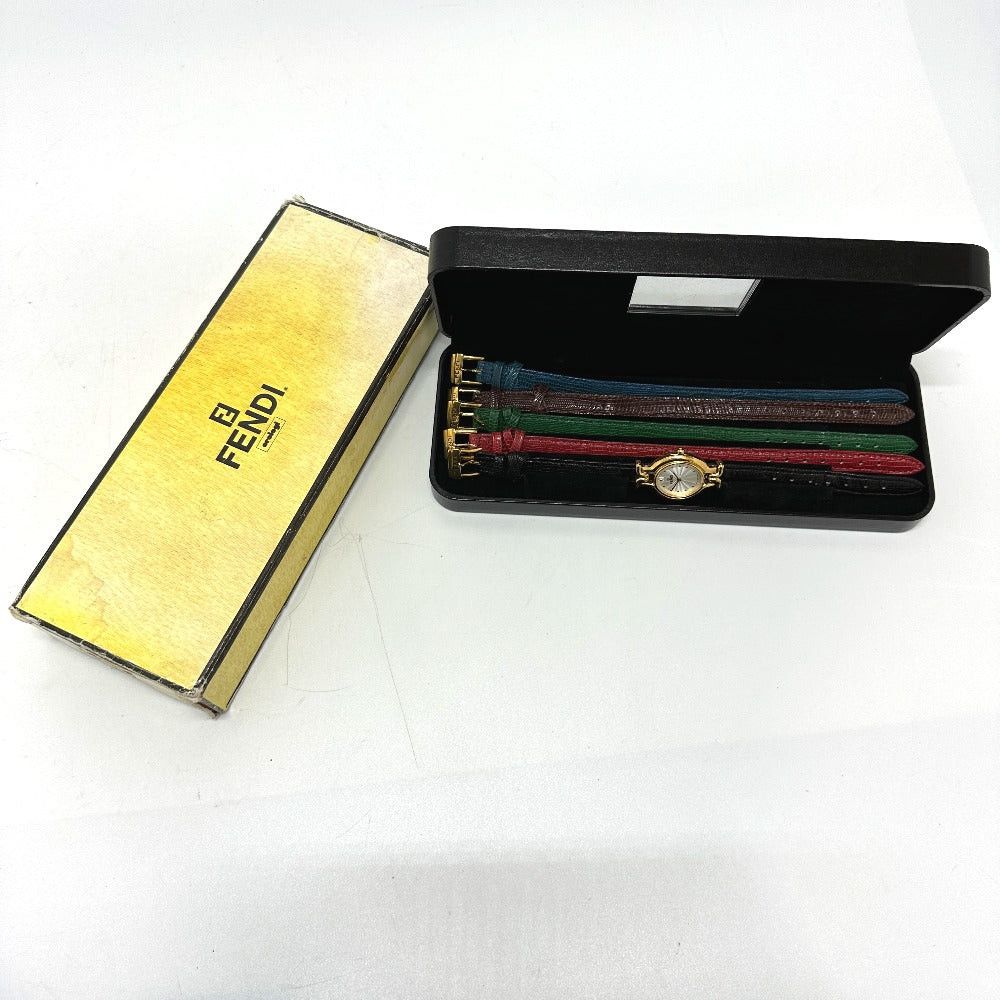 Fendi Fendi 640L Belt 5 Colors Quartz Wristwatch Gp Women Gold Size ONE SIZE - 14 Thumbnail