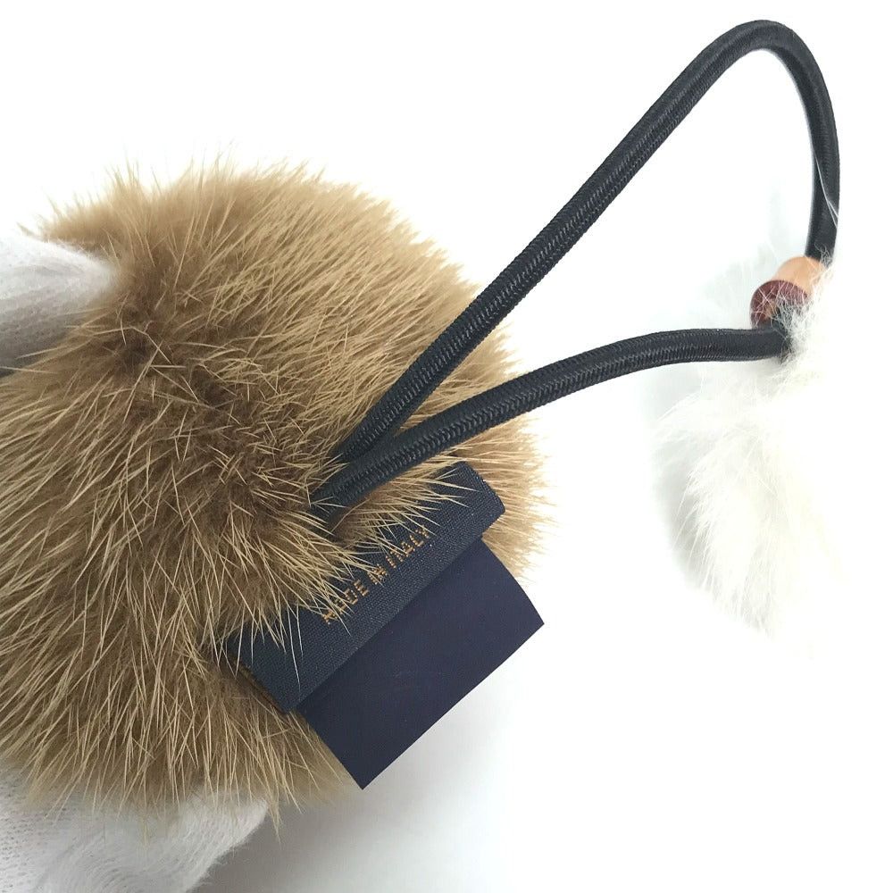 Louis Vuitton Louis Vuitton M77738 Choux Vison Lv Cozy Hair Accessory Elastic Scrunchie Fur Women Brown Size ONE SIZE - 6 Thumbnail