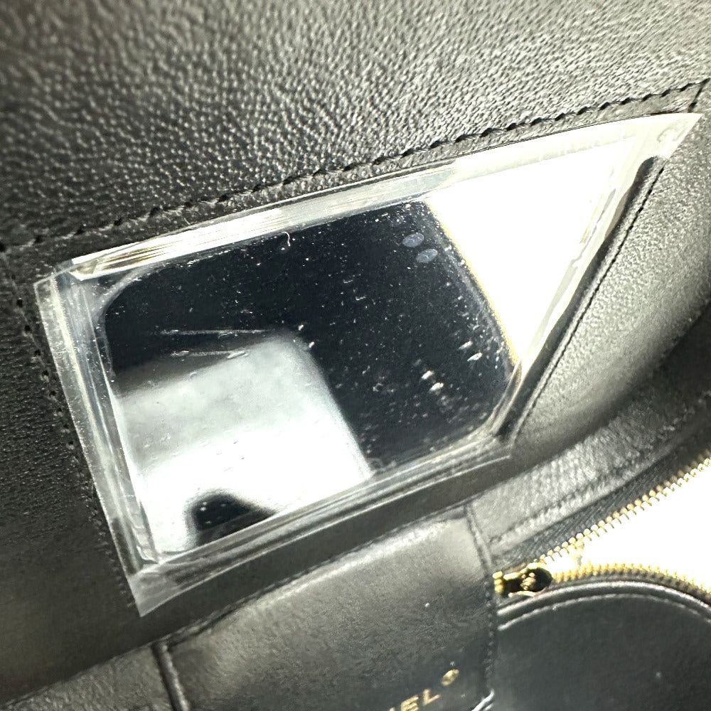 Chanel Chanel As2362 Coma Mark Cc Matelasse Double Chain Bag Shoulder Handbag Briefcase Vanity Caviar Skin Women Black Size ONE SIZE - 11 Thumbnail