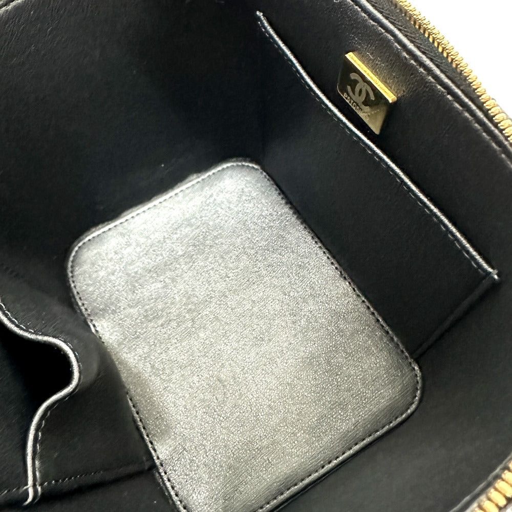 Chanel Chanel As2362 Coma Mark Cc Matelasse Double Chain Bag Shoulder Handbag Briefcase Vanity Caviar Skin Women Black Size ONE SIZE - 12 Thumbnail