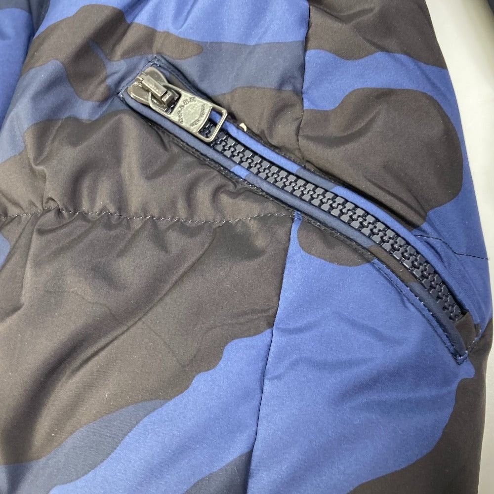 Coach Coach Downstream Outer Jacket Apparel (Clothing) Camouflage Foodie Hooded Long Sleeves Down Polyester Women Blue Size S / US 4 / IT 40 - 6 Thumbnail