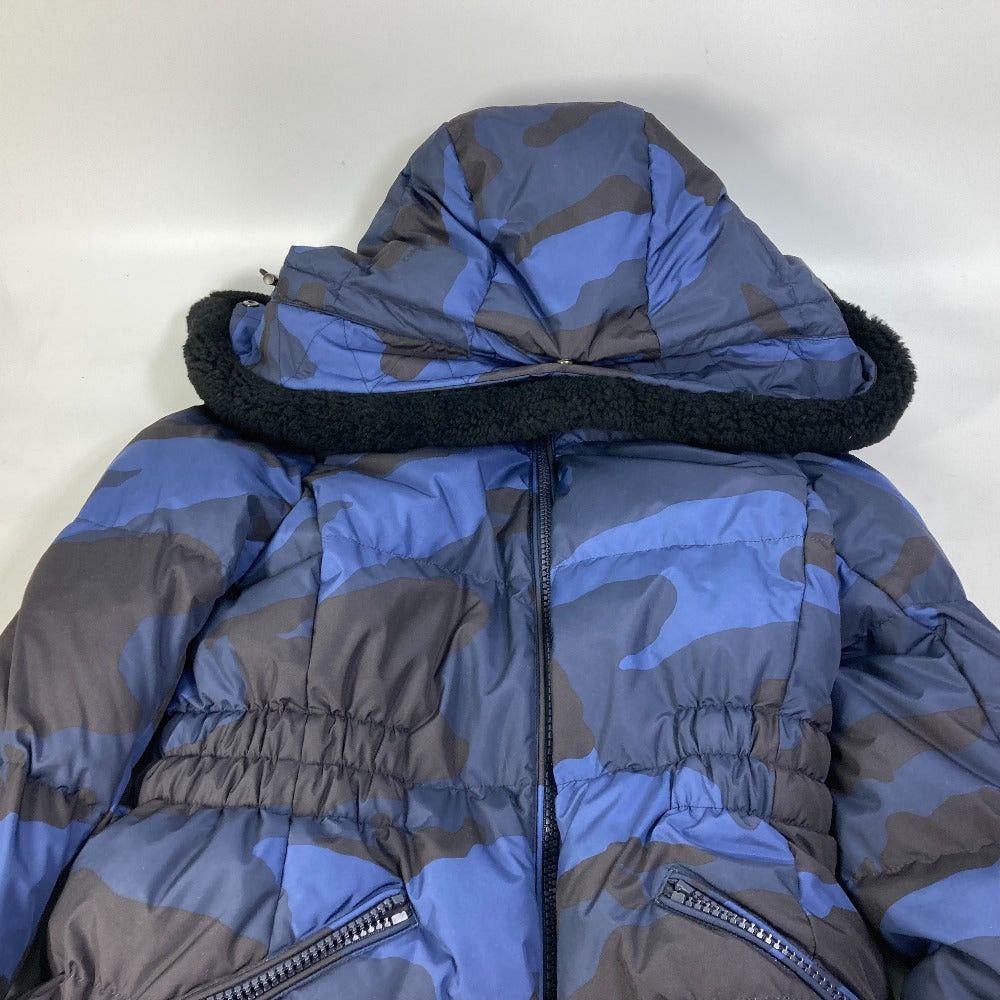 Coach Coach Downstream Outer Jacket Apparel (Clothing) Camouflage Foodie Hooded Long Sleeves Down Polyester Women Blue Size S / US 4 / IT 40 - 3 Thumbnail