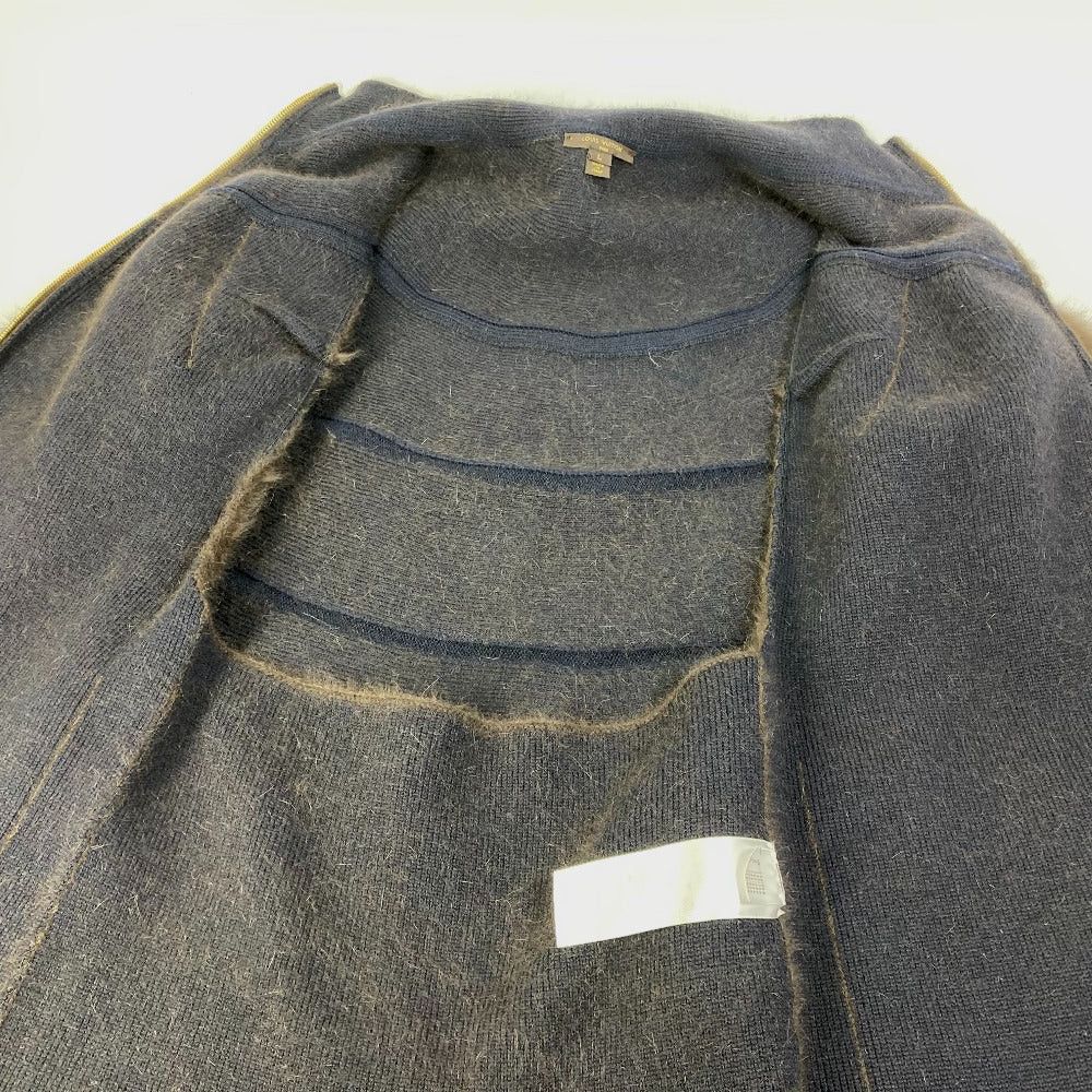 Louis Vuitton Louis Vuitton Outer Apparel (Clothing) Knit Fur Zip-Up Cape Poncho Wool Women Brown Size ONE SIZE - 8 Thumbnail