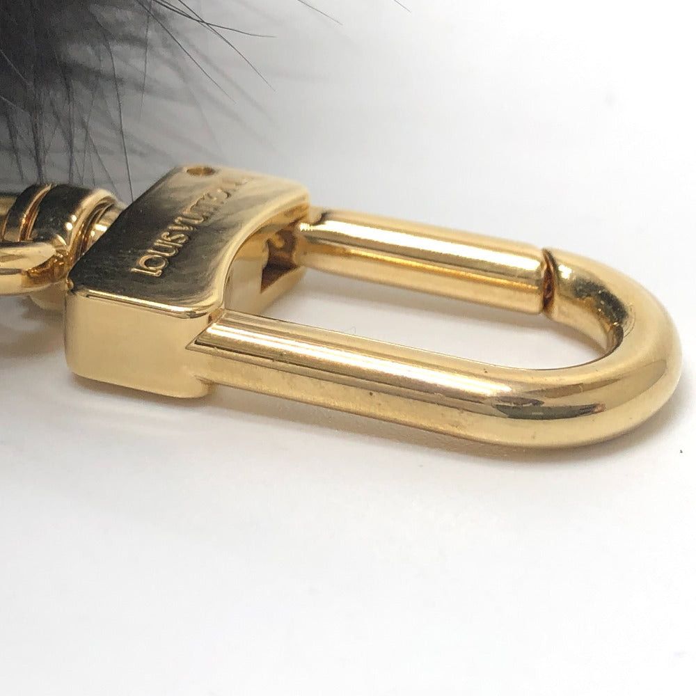 Louis Vuitton Louis Vuitton M67372 Fuzzy Bubble Fur Keychain Bag Charm Women Black Size ONE SIZE - 6 Thumbnail