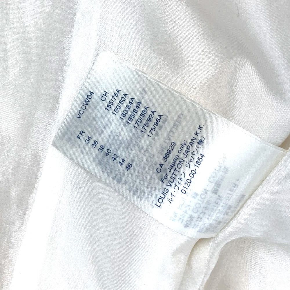 Louis Vuitton Louis Vuitton Badge Embroidery Sleeveless Front Zip Apparel (Clothing) Rw192 One Piece Polyester Women Beige Size L / US 10 / IT 46 - 18 Thumbnail