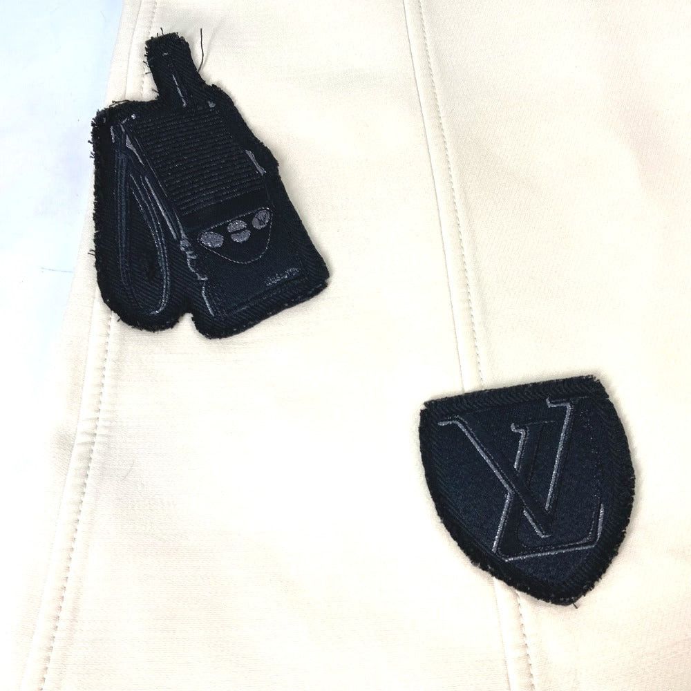 Louis Vuitton Louis Vuitton Badge Embroidery Sleeveless Front Zip Apparel (Clothing) Rw192 One Piece Polyester Women Beige Size L / US 10 / IT 46 - 9 Thumbnail