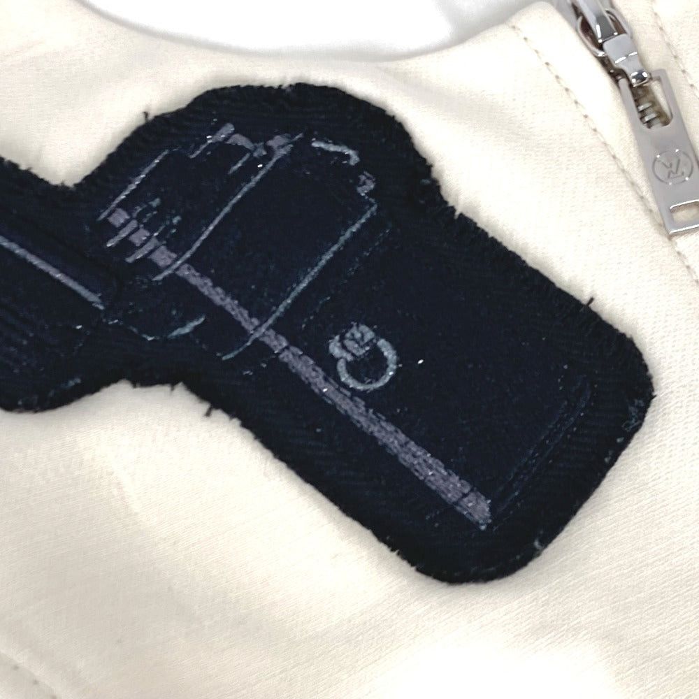 Louis Vuitton Louis Vuitton Badge Embroidery Sleeveless Front Zip Apparel (Clothing) Rw192 One Piece Polyester Women Beige Size L / US 10 / IT 46 - 6 Thumbnail