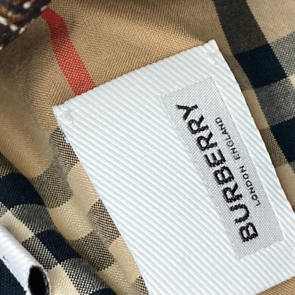 Burberry Burberry 8022743 Check Blouson Leopard Fur (Panthera Pardus) Panther Hooded Jumper Outer Coat Long Sleeves Polyamide Women Brown Size S / US 4 / IT 40 - 7 Thumbnail