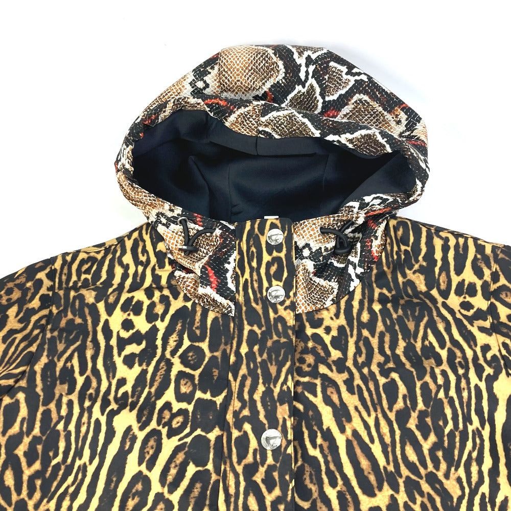 Burberry Burberry 8022743 Check Blouson Leopard Fur (Panthera Pardus) Panther Hooded Jumper Outer Coat Long Sleeves Polyamide Women Brown Size S / US 4 / IT 40 - 3 Thumbnail