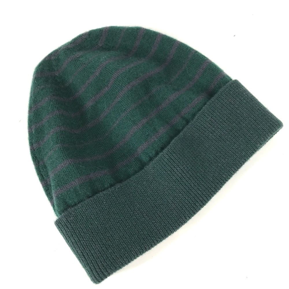 Louis Vuitton Louis Vuitton Lv Logo Border Beanie Chapeau Knitted Hat Knit Cap Wool Women Green Size ONE SIZE - 5 Thumbnail