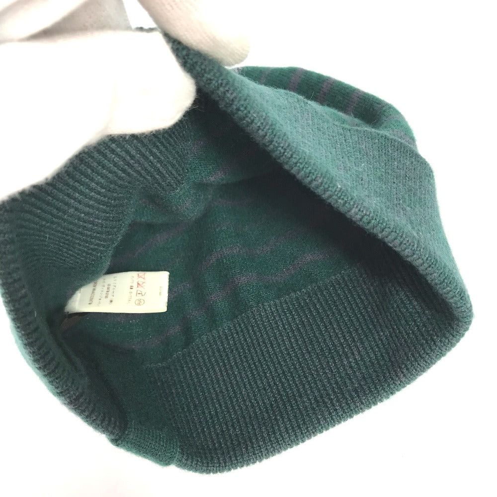 Louis Vuitton Louis Vuitton Lv Logo Border Beanie Chapeau Knitted Hat Knit Cap Wool Women Green Size ONE SIZE - 7 Thumbnail