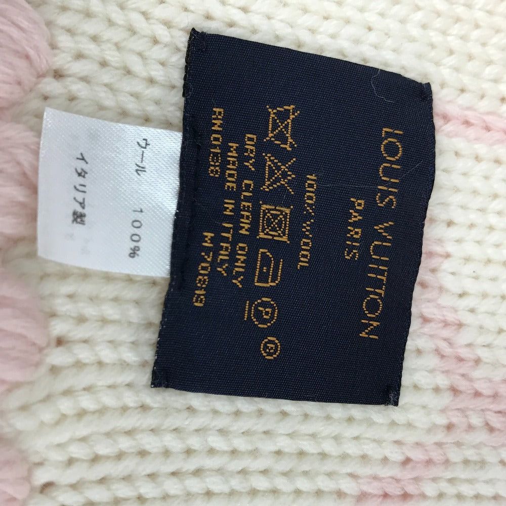 Louis Vuitton Louis Vuitton M70819 Shallp Morning Scarf Fringe Wool Women Pink Size ONE SIZE - 5 Thumbnail