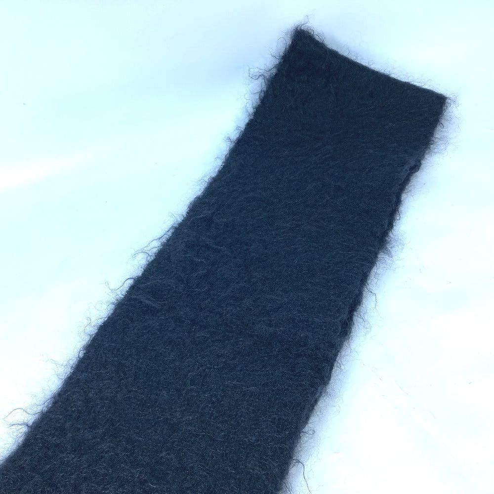 Loewe Loewe Bead Embroidery Logo Fringe Scarf Mohair Women Black Size ONE SIZE - 5 Thumbnail