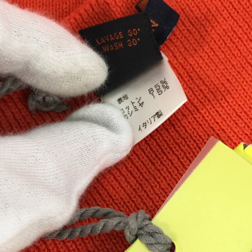 Louis Vuitton Louis Vuitton Lvcup Cup Logo Bicolor Scarf Cotton Men Orange (Colour, Color) Size ONE SIZE - 10 Thumbnail