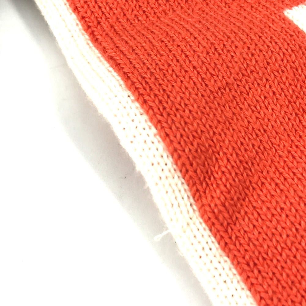 Louis Vuitton Louis Vuitton Lvcup Cup Logo Bicolor Scarf Cotton Men Orange (Colour, Color) Size ONE SIZE - 4 Thumbnail