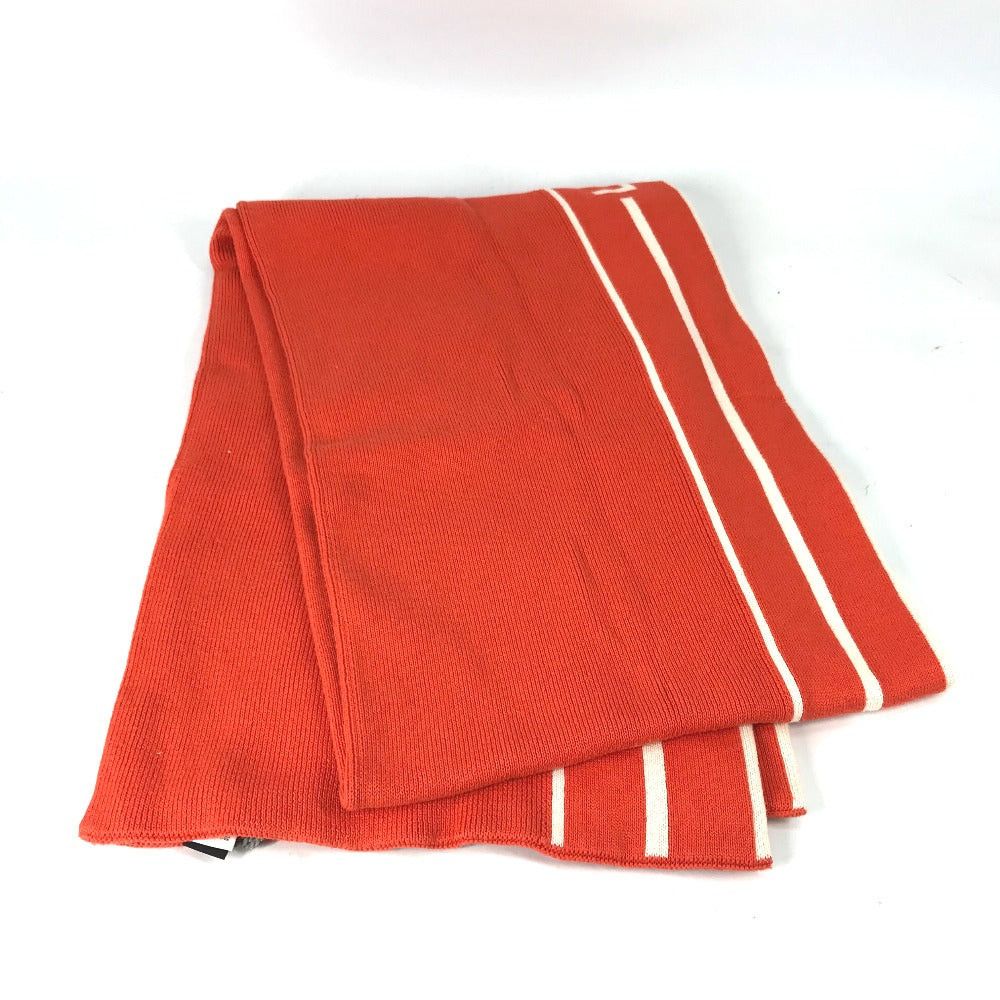 Louis Vuitton Louis Vuitton Lvcup Cup Logo Bicolor Scarf Cotton Men Orange (Colour, Color) Size ONE SIZE - 2 Thumbnail