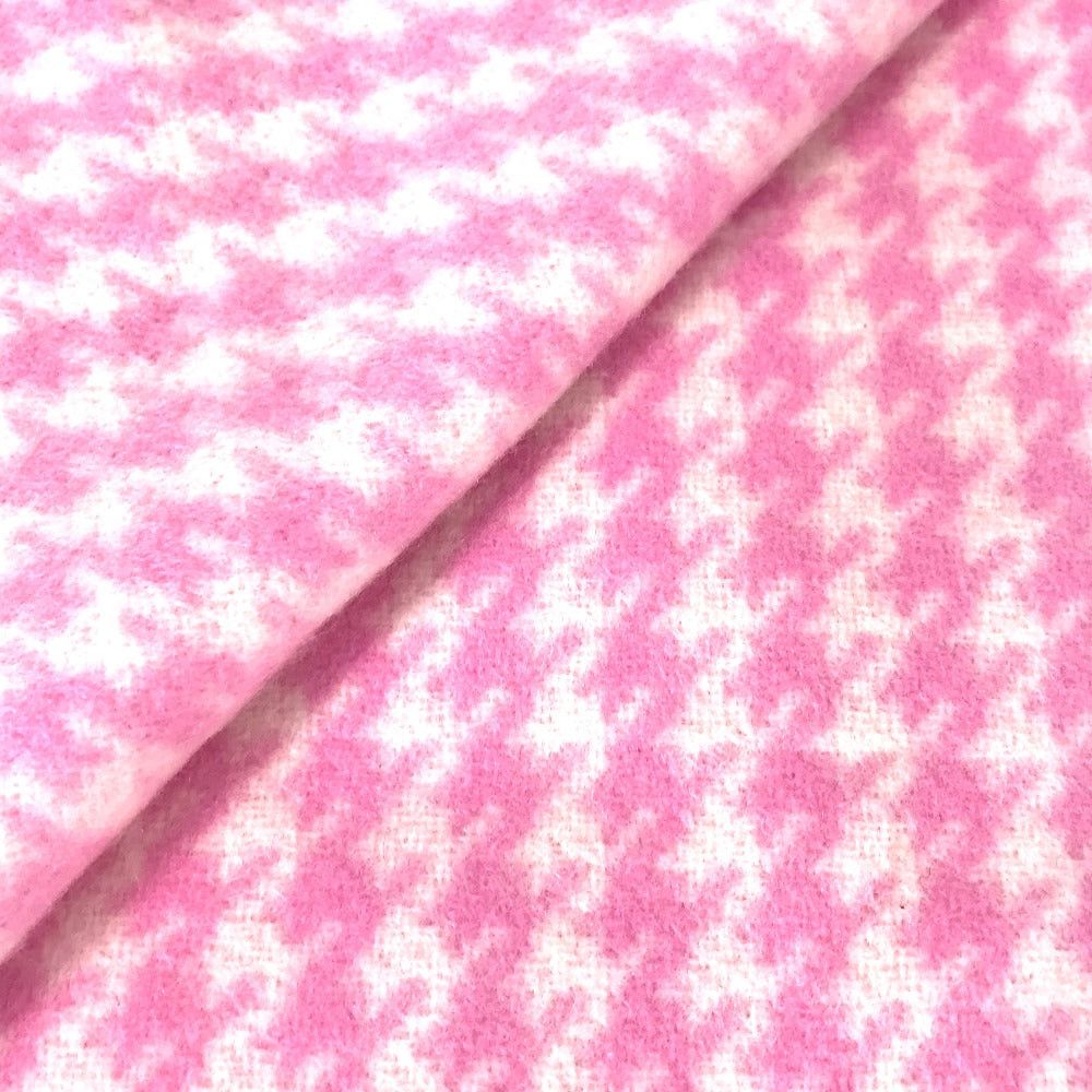 Balenciaga Balenciaga Check Logo Fringe Scarf Wool/Cashmere Women Pink Size ONE SIZE - 6 Thumbnail