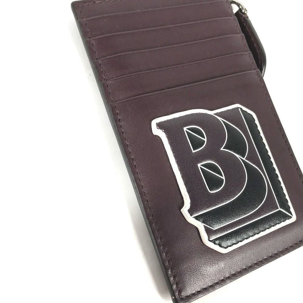 Burberry Burberry Wallet Change Purse Tb With Straps Fragment Case Card Coin Leather Men Purple Size ONE SIZE - 4 Thumbnail