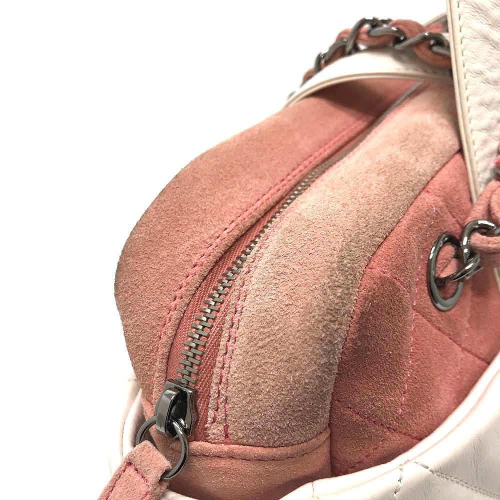 Chanel Chanel Cc Coma Mark Portobello Matelasse 2 Way Bag Tote Briefcase Chain Shoulder Leather/Suede Women White Size ONE SIZE - 5 Thumbnail