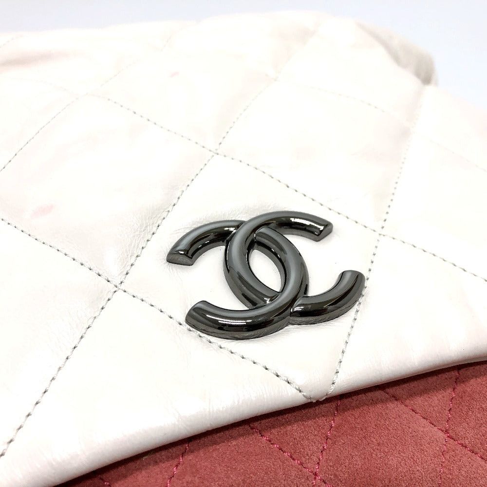 Chanel Chanel Cc Coma Mark Portobello Matelasse 2 Way Bag Tote Briefcase Chain Shoulder Leather/Suede Women White Size ONE SIZE - 10 Thumbnail