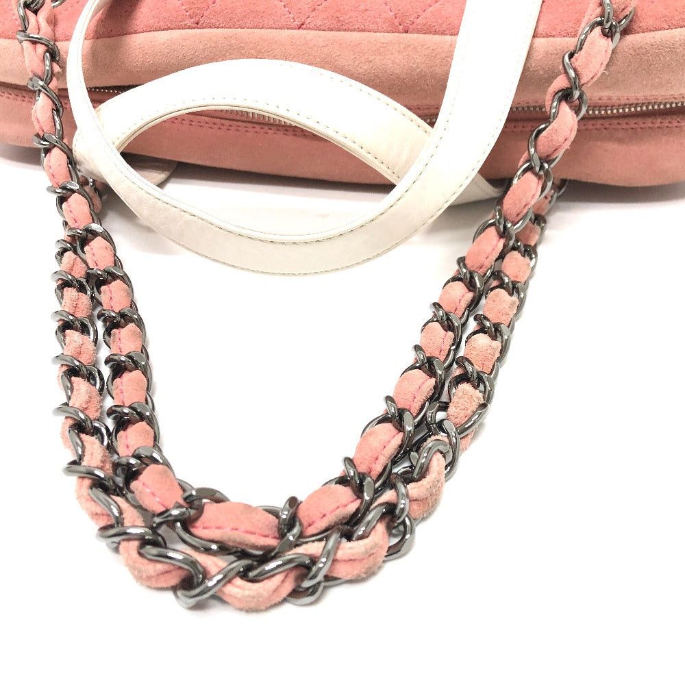 Chanel Chanel Cc Coma Mark Portobello Matelasse 2 Way Bag Tote Briefcase Chain Shoulder Leather/Suede Women White Size ONE SIZE - 7 Thumbnail