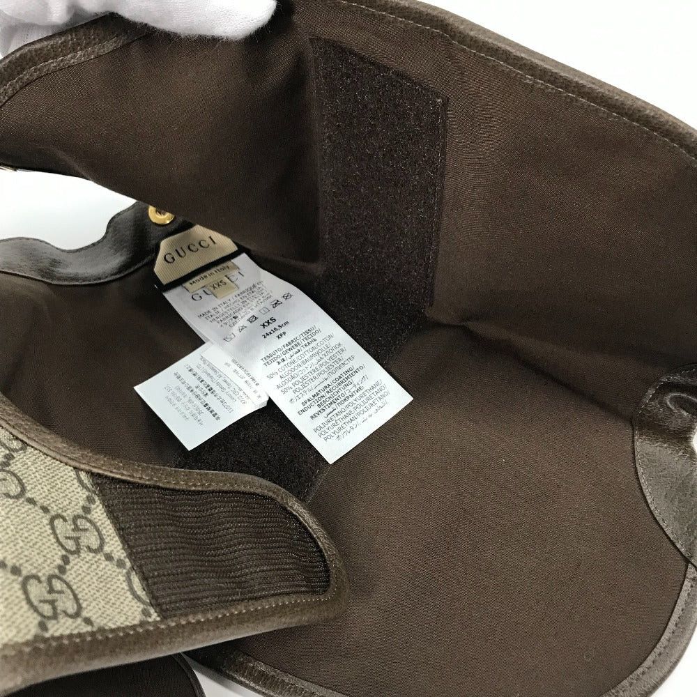 Gucci Gucci 695719 Gg Supreme Pet Coat Dogwear Chien Dog Tops Others Canvas Unisex Brown And Beige Size ONE SIZE - 9 Thumbnail
