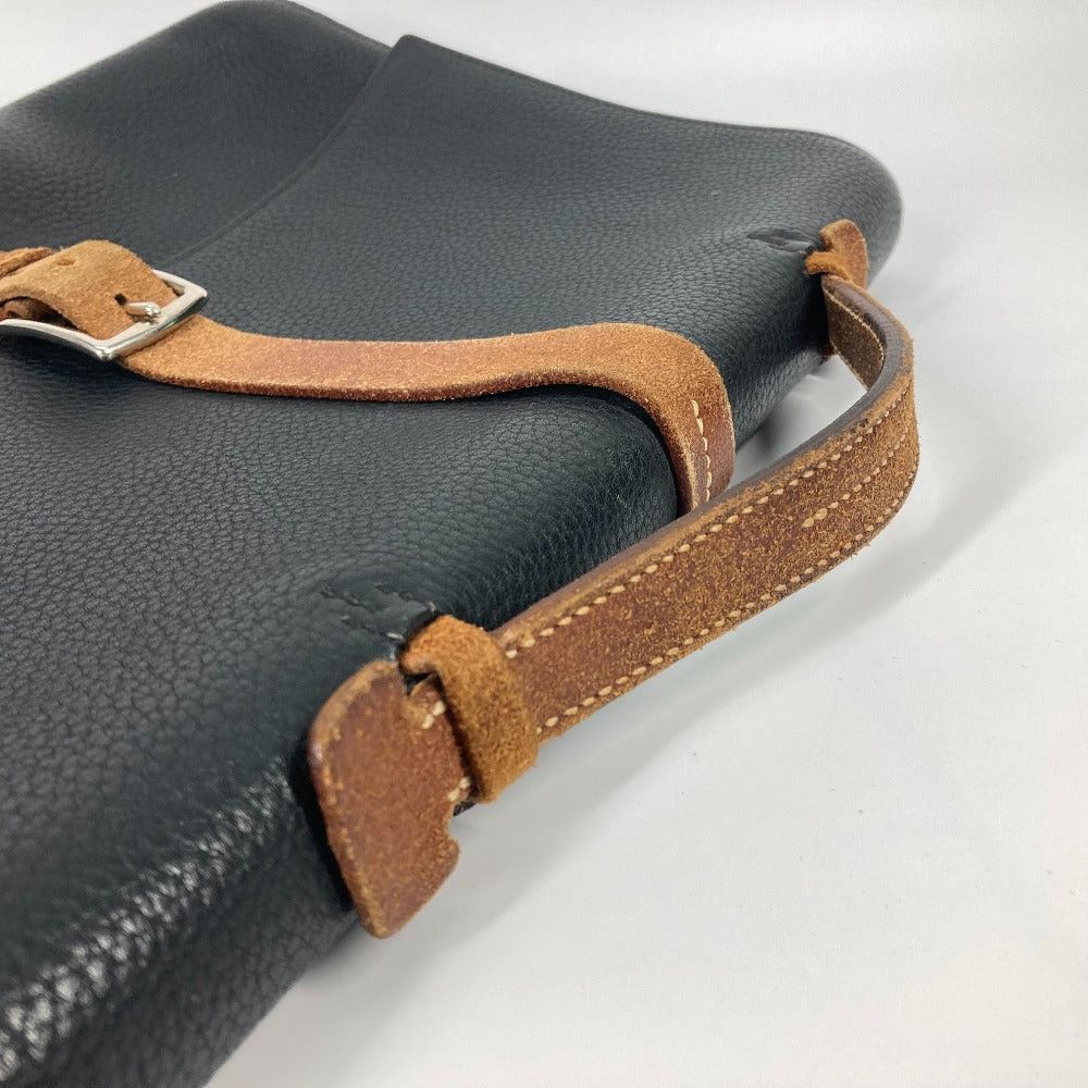 Hermes Hermes Briefcase Ettriveld Document Handbag Business Bag Fjord Men Black Size ONE SIZE - 5 Thumbnail