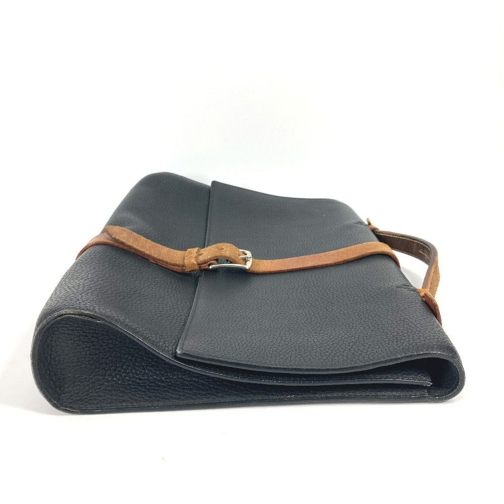 Hermes Hermes Briefcase Ettriveld Document Handbag Business Bag Fjord Men Black Size ONE SIZE - 4 Thumbnail