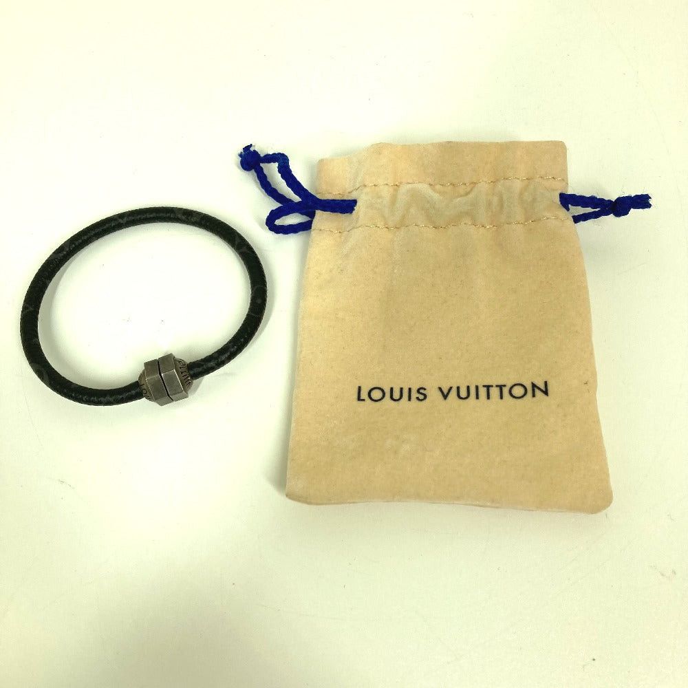 Louis Vuitton Louis Vuitton M6166E Monogram Eclipse Brasseries Mechanic Accessories Bangle Bracelet Canvas Men Black Size ONE SIZE - 7 Thumbnail