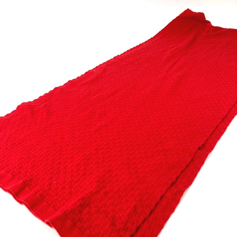 Louis Vuitton Louis Vuitton M75131 Shallp Micro Damier Scarf Cotton Women Red Size ONE SIZE - 3 Thumbnail