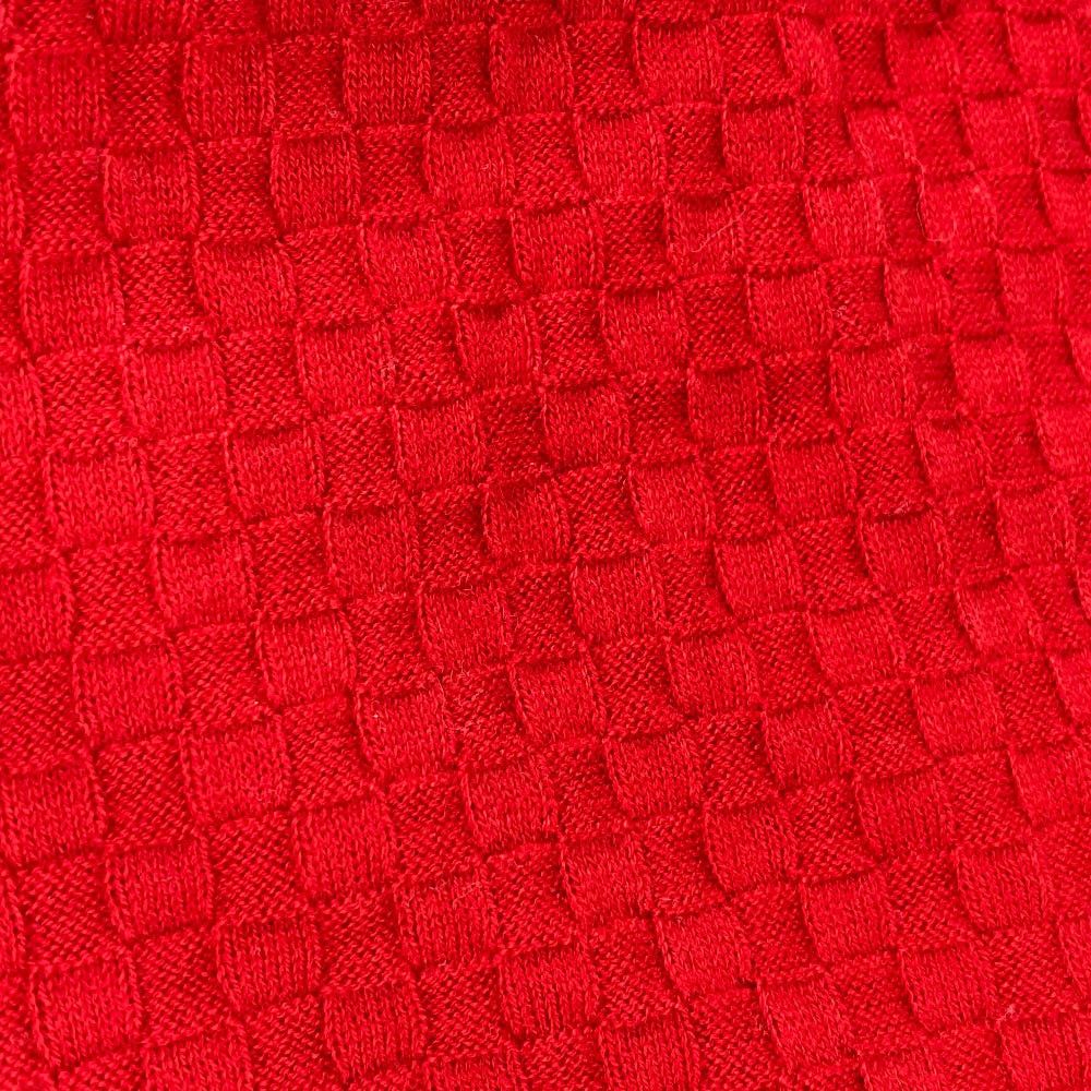 Louis Vuitton Louis Vuitton M75131 Shallp Micro Damier Scarf Cotton Women Red Size ONE SIZE - 11 Thumbnail