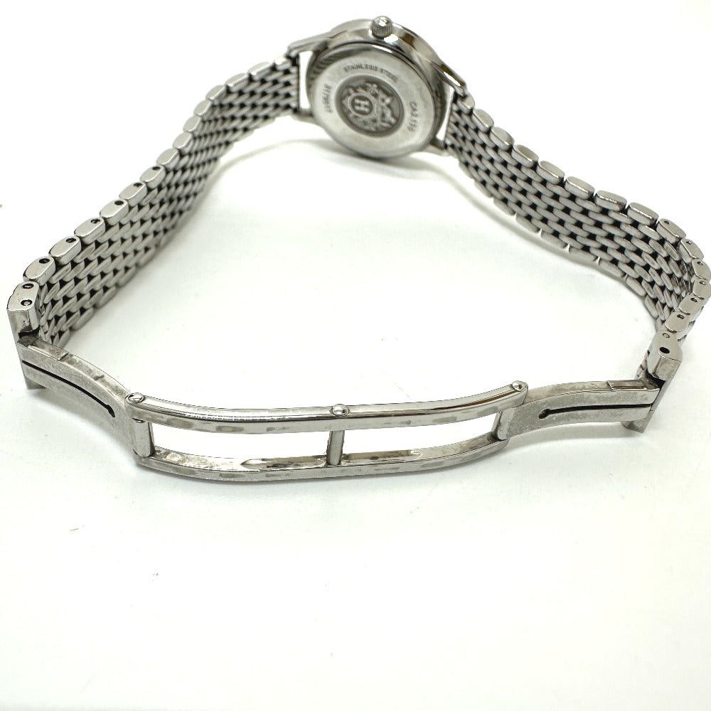 Hermes Hermes Slim De Diamond Bezel Quartz Wristwatch Ss Women Silver Size ONE SIZE - 6 Thumbnail
