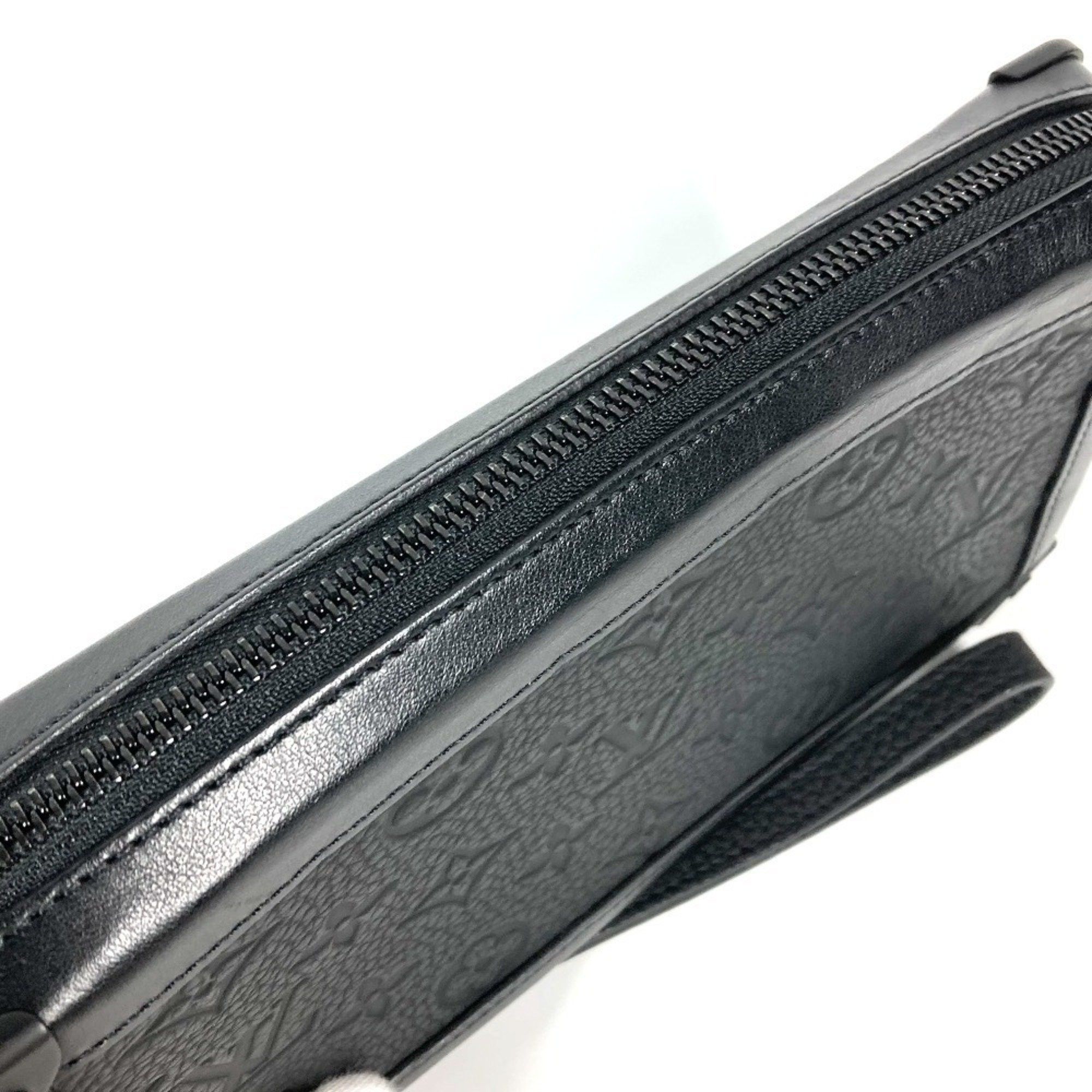 LOUIS VUITTON M68986 Monogram Taurillon Soft Trunk Clutch Bag