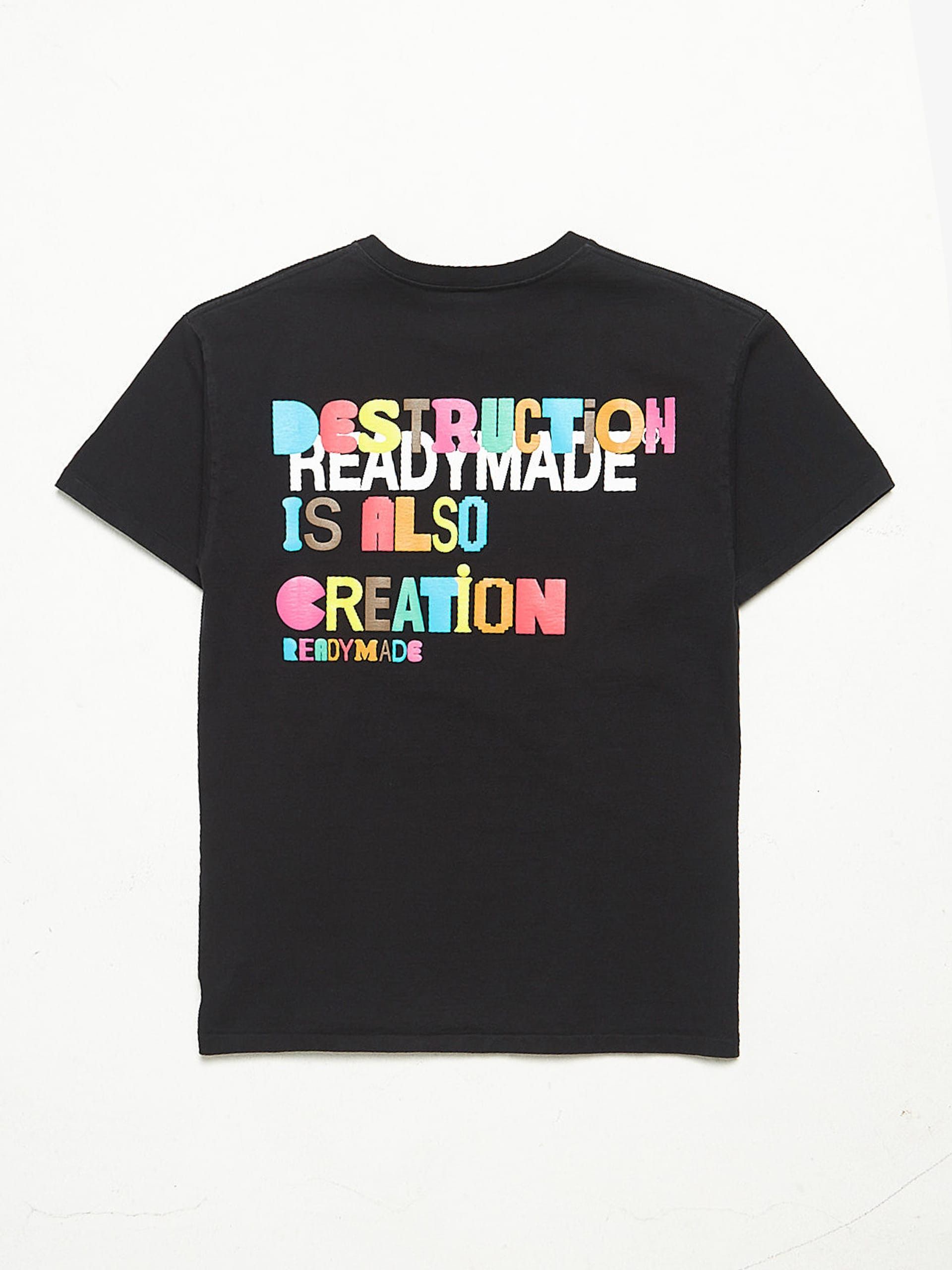READYMADE Black Mona Lisa T-Shirt Size US L / EU 52-54 / 3 - 2 Thumbnail