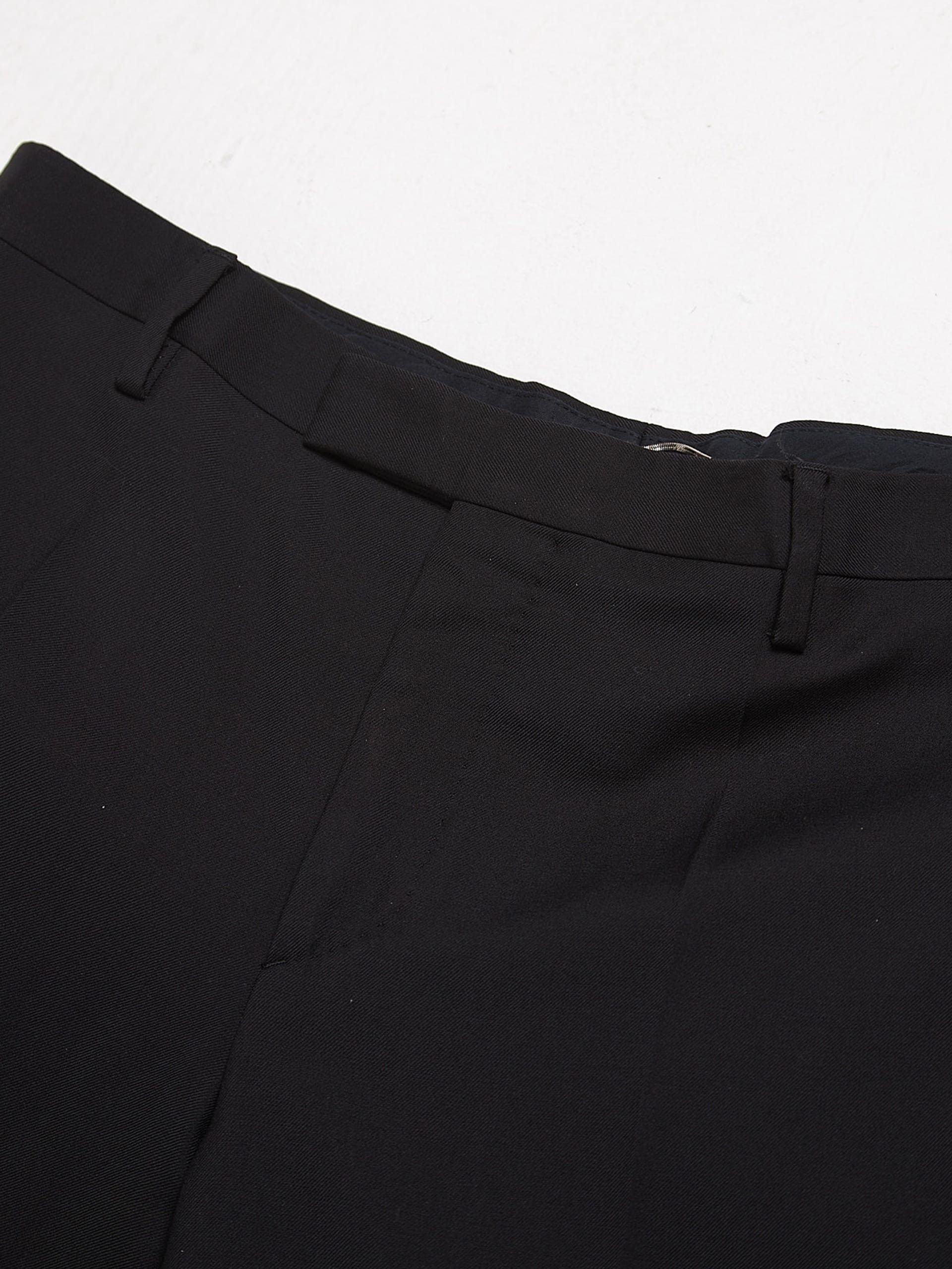 Saint Laurent Paris Black Arrowed Wool Suit Trousers Size US 34 / EU 50 - 3 Thumbnail