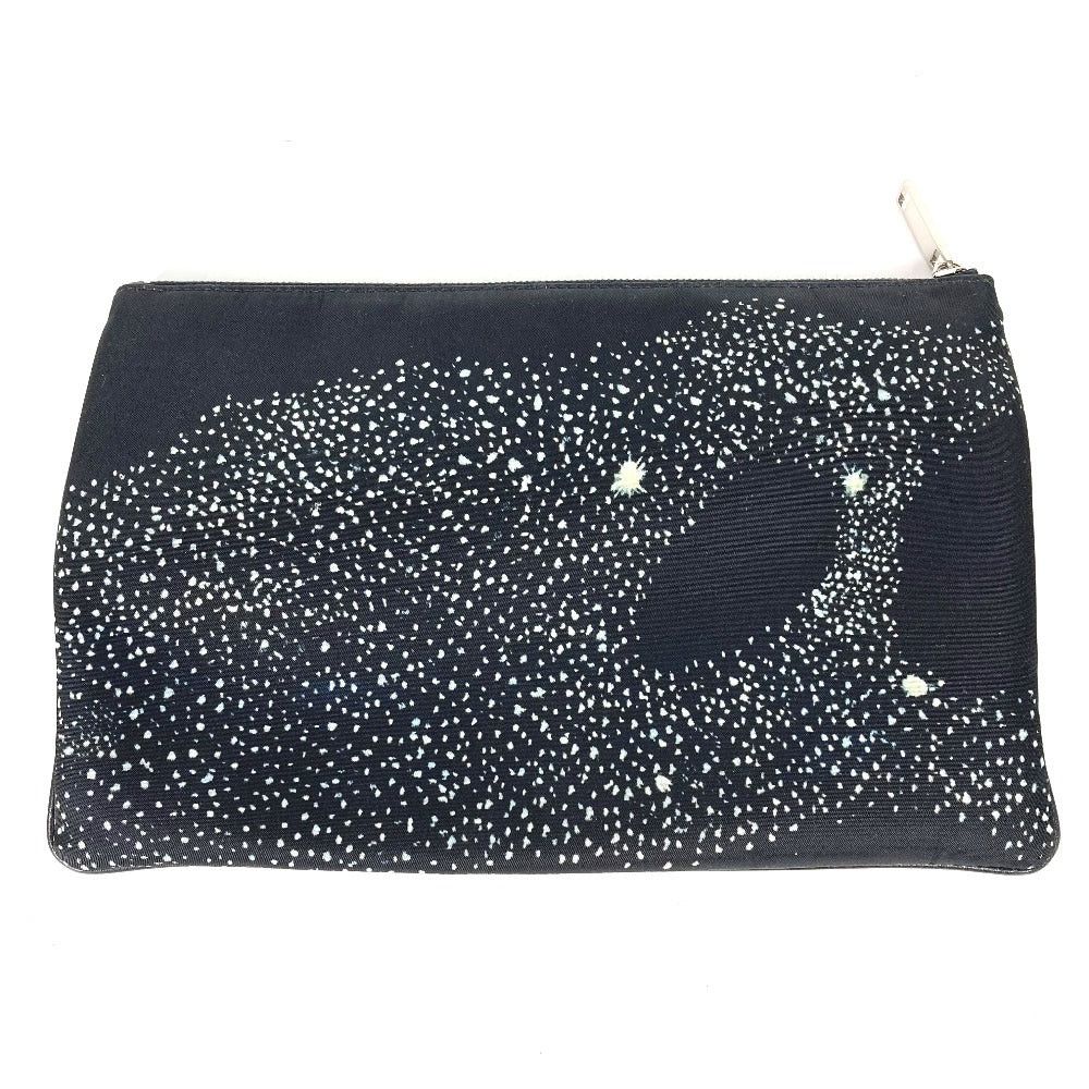Dior Dior Peter Doig. Doig Logo Pouch Clutch Bag Nylon Men Black Size ONE SIZE - 6 Thumbnail